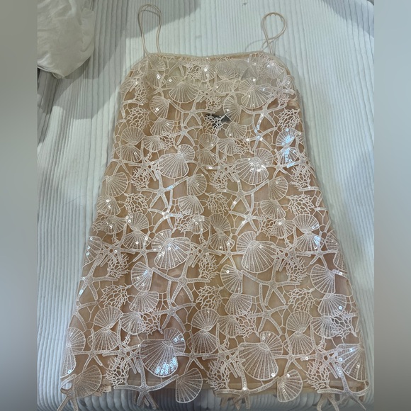 Jaala Sequin Dress Retrofete Size XS. Shell pattern! - Picture 6 of 8